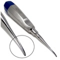 A2Z Scilab Dental Luxating Elevator Curved 1.5mm, Blue Handle A2Z-ZR824